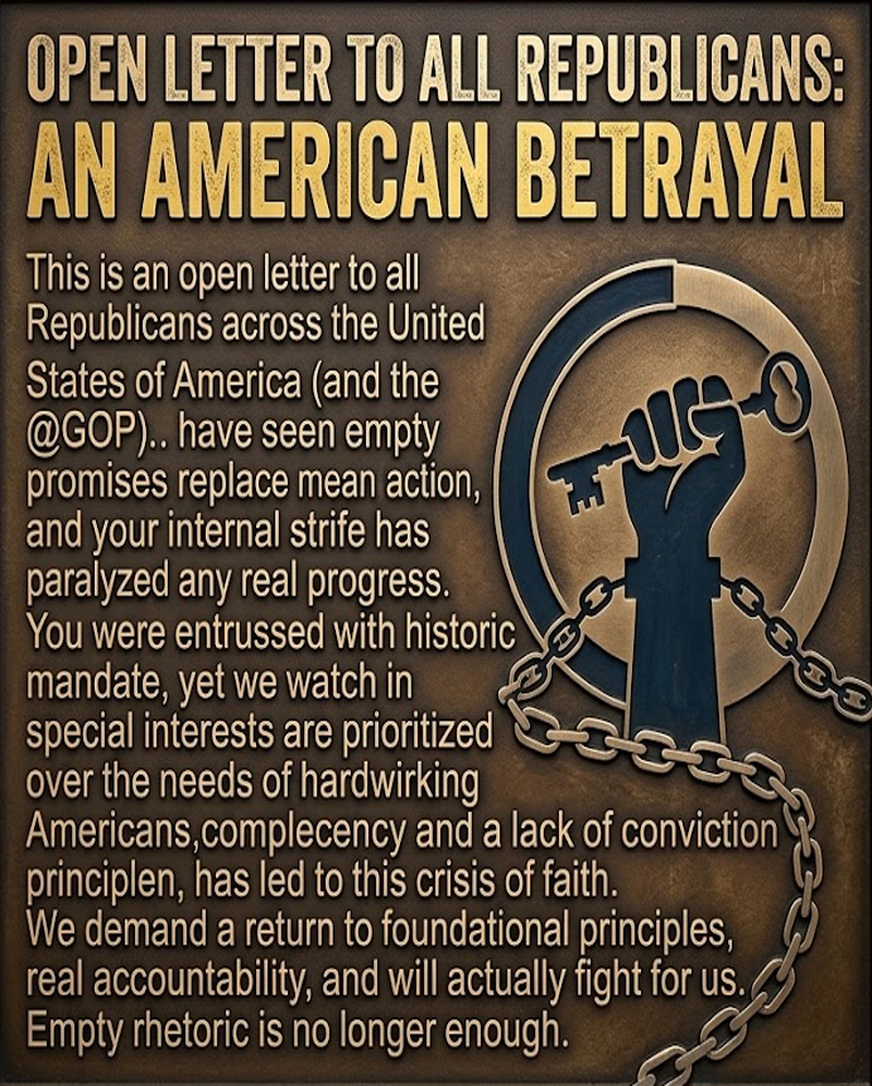 An Open Letter to All Americans